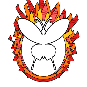 PocaPolar pop butterfly mark